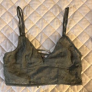 NWT Aerie Green Lace Bralette